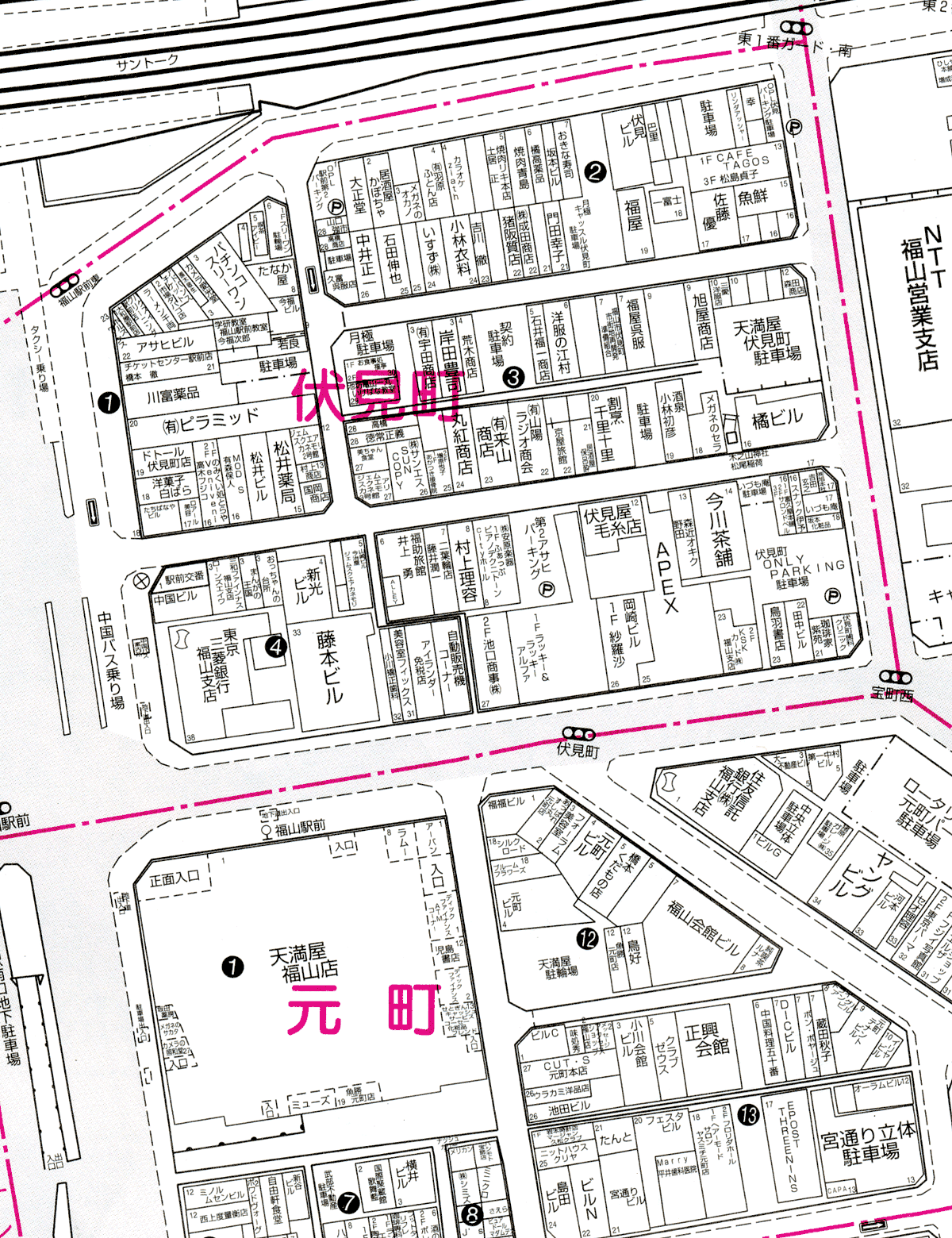 平成15年の伏見町住宅地図