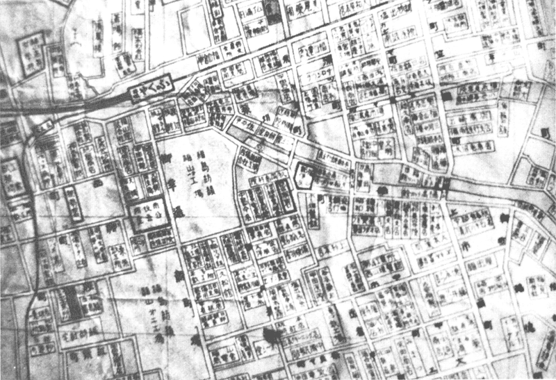 昭和2年　中心市街地地図