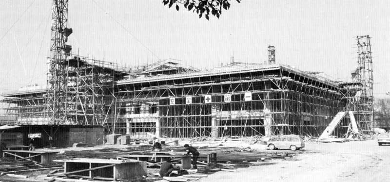昭和40年3月　市民会館の建設に着工